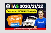 wifistudy: India's No. 1 Study Platform for Govt Exams · O A 2020/21/2Ž- Course on INDIAN ECONOMY Get Instant 100/0 F F Use promo code wifistudy Plus Subscription Complete Course