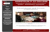 HOPETOUN P 12 COLLEGE · -19 years between 18 April 2017 and 31 December 2017). The vaccine is free to young people in secondary school, as well as those young people not in sec-ondary
