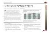 Correctional Populations in the United States, 2012 · (down 0.7%) to 2011 (down 1.3%). Most of the decrease in the community supervision population during 2012 was attributed to