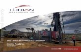 For personal use only - ASX · This presentation has been prepared by and issued by Torian Resources Limited ABN 72 002 261 565 ... • Australian gold exploration and development