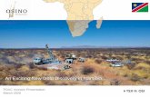 An Exciting New Gold Discovery in Namibia - Osino Resourcesosinoresources.com/wp-content/.../2020/03/...Long.pdf · Experienced gold exploration geologist with strong aptitude for