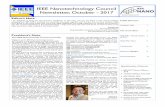 IEEE Nanotechnology Council Newsletter, October - 2017 › ... › NTC-NewsLetter-Oct-2017.pdf · its impact on Nanomedicine and “Introduction to Nanomedicine and Nanobioengineering