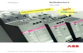 ABB PSR Softstarters - RS Components · ABB Softstarters General ABB Automation Products serves customer worldwide and has long experience and comprehensive know-how of the develope-ment