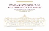 THE 50TH ANNIVERSARY CONSTITUTION ON THE ...images.acswebnetworks.com/1/2708/Constitution_on_the...4 Constitution on the Sacred Liturgy that follow, however, should be taken as applying