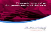 Financial planning for pensions and divorce - Pru-Adviser › pdf › financial-planning-for-pensions-a… · Financial Planner Independent Financial Adviser/Director Scrutton Bland