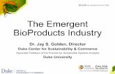 The Emergent BioProducts Industryweb.fedepalma.org › sites › default › files › files... · Biobased Products Industry in 2013 The Jobs Multiplier 2.64 For every 1 Biobased