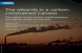 The oilsands in a carbon- constrained Canada › reports › the-oilsands-in-a-carbon... · 2020-03-25 · research and analysis, ... 2.5. Projecting global oil demand ... variations
