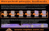 Recycled-plastic bollards website bollard...Recycled-plastic bollards The superior choice Replas employs the latest robotic technology which means we can: The design of Replas bollards