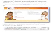 The WIC Client Portal is a place clients can go to see ... · Information regarding the Client Portal is on the back page of the NEW WIC Program Booklet due out soon. First, clients