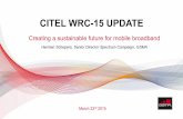 CITEL WRC-15 UPDATE › spectrum › wp-content › uploads › 2015 › 03 … · CPM 15-2 CITEL session. Mobile is the largest technology platform in history 1 ~7B connections (~3.5B