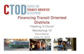 Fi i T it O i t d Financing Transit Oriented Districts · Fundamentals of Financing Transit Oriented Districts 2. Current National Discussion on Financing TODFinancing TOD 3. ...