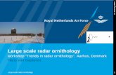 Large scale radar ornithology - Aarhus Universitet · 2011-11-29 · Large scale radar ornithology 21 January 2010 6 Application of Doppler weather radars. NEXRAD example of mosaic