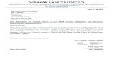 VINAYAK VANIJYA LIMITED · ANNUAL REPORT 2017-2018 3 NOTICE NOTICE is hereby given that the 33 rd Annual General Meeting of the members of Vinayak Vanijya Limited will be heldon Friday,