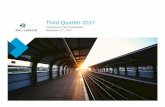 Third Quarter 2017 - SNC-Lavalin/media/Files/S/SNC... · Q4 16 Q1 17 Q2 17 Q3 17 TTM EBIT % 4.2 2.0 3.0 4.0 5.0 6.0 Q4 16 Q1 17 Q2 17 Q3 17 Backlog (in B$) ~$2.5B revenue business