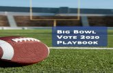 BIG BOWL VOTE 2020 PLAYBOOK...1. Read this Playbook and put together your Big Bowl Vote plan. 2. Watch the Super Bowl on Sunday, February 2. 3. Administer the Big Bowl Vote survey