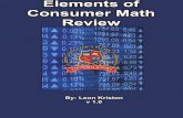 Elements of Consumer Math Review - Continental Academycontinentalacademy.net › pdfs › zq42jfm › ma30_consmath_suppl.pdf · 2009-11-24 · ELEMENTS OF CONSUMER MATH 2 END OF