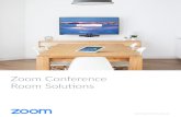 Zoom Conference · Set room alerts Assign rooms to different IT managers and also configure alerts that will notify the appropriate individuals when an issue occurs. Centralized conference