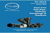 1. - McWane · “Tyler Pipe Company strongly recommends that its hubless cast iron pipe and fittings be joined with shielded couplings manufactured in accordance with CISPI 310.