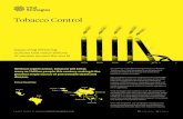 Tobacco Control · 2020-06-26 · shows that adult tobacco use prevalence has declined 17% since the early years of the Bloomberg Initiative to Reduce Tobacco Use. • Our global