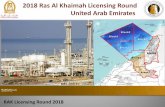 2018 Ras Al Khaimah Licensing Round United Arab …535203e0000bc115ee6c-cd3678ee7a07112e066acce0118aff85.r97...RAK 2018 Licensing Round 15 Ras Al Khaimah O&G : A brief Summary •Historically