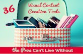 Visual Content 36 Creation Tools - PC\|MACimages.pcmac.org/Uploads/JeffersonCountySchools/JeffersonCount… · Pinterests." Canva Picmonkey Cyn thia San che z, Oh S o Pin tere stin