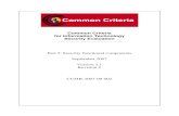 Common Criteria for Information Technology Security Evaluation · Security Evaluation Part 2: Security functional components September 2007 Version 3.1 Revision 2 CCMB-2007-09-002