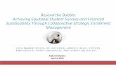 Beyond the Bubble: Achieving Equitable Student Success and ... › files › Institute › 2018 › 2 Beyond... · Beyond the Bubble: Achieving Equitable Student Success and Financial