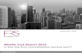 Middle East Report 2016 - Fox Rodney › wp-content › uploads › 2015 › 10 › FRS-Middle-E… · Partner Hire and Sector Trends Partner Moves Sources 22 Our Team 24 Our Offices