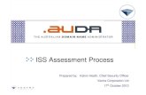 ISS Assessment Process - auDA · Microsoft PowerPoint - vectra-iss.ppt [Compatibility Mode] Author: jo.lim Created Date: 10/18/2013 1:41:21 PM ...