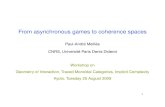 From asynchronous games to coherence spaces › ~sinya › gti › slides › 05-Mellies.pdfFrom asynchronous games to coherence spaces Paul-André Melliès CNRS, Université Paris