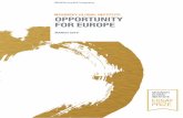 OPPORTUNITY FOR EUROPE/media/McKinsey/McKinsey... · Europe generates 25 percent of global GDP and is home to a highly integrated domestic market of 500 million inhabitants. More