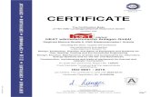 Zertifikat-A4 ISO 9001 Haupt-Anlage1-Heat eheat.at/itrfile/_1... · ISO 9001 : 2015 are fulfilled. The certificate is valid until 2022-03-31 Certificate Registration No. Q1530434