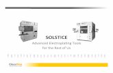 SOLSTICE - Amazon S3 · VP, Sales 27+ yrs wet processing Byron Exarcos President 11+ yrs wet processing Tim McGlenn VP, Development 26+ yrs wet processing Kevin Witt VP, Technology