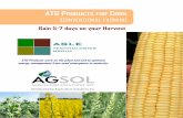 ATG PRODUCTS FOR CORN CONVENTIONAL …...1st spray at V4 stage with 20 L case of ATG Crop Booster + 20 L case of Green Miracle + 2 bags of ATG NF fertilizer or 4 cases (20 L) of 10-5-3