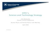 STFC’s Science and Technology Strategy · 2017-07-17 · STFC’s Science and Technology Strategy John Womersley Director, Science Programmes Nuclear Physics and Particle Physics