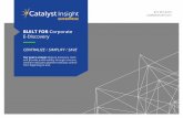 BUILT FOR Corporate E-Discovery › pdfs › brochures › Catalyst... · Centralize Put an end to e-discovery silos Storing data with multiple vendors and law firms is the least