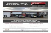 WAREHOUSE / OFFICES FOR SALE or TO LET · 2018-06-22 · Bury St Edmunds Cambridge Huntingdon Peterborough ‘Voted by the Estates Gazette Most active agent in the East of England