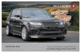 OVERVIEW 2019 The customization programme for Land Rover ...file.mansory.com/overview/Range_Rover_Sport_SVR/... · last update 04 / 2019 Land Rover Range Rover Sport SVR. THE MANSORY