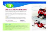 Add and Subtract Integers - Nelsonlearningcentre.nelson.com/student/9780070988590/... · Add and Subtract Integers Canada’s national winter sport is ice hockey. A game like modern