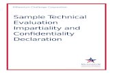 Sample Technical Evaluation Impartiality and …€¦ · Web viewSample Technical Evaluation Impartiality and Confidentiality Declaration NOTE: Confidential information shall not