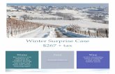 Winter’ $267 +tax › wp-content › uploads › 2018 › 12 › Winter-Sur… · Winter! This!season’s!wine! selections!are! inspiredby!that! transition!from!fall! into!winter!and!