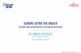 EUROPE AFTER THE BREXIT...2016/11/08  · •Brexit: Voters request a more attractive outlook for EU integration •Eurozone Reform: Difficult push for structural reforms •Ukraine