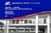 2019 – 2021 Strategic Directions · As Ignatius Park College celebrates its 50th Year in Townsville – our Strategic Plan 2019 - 2021 Moving Beyond Horizons looks towards the future,
