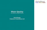 Water Quality - Envireau Water - Envireau Water · •Bottled mineral water –mineral water regulations, market appeal •Industrial cooling water, boilers ... quality of European