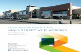 OFFICE AND RETAIL SPACE FOR LEASE MAIN STREET AT … · The presentation of this property is submitted subject to errors, omissions, change of price or conditions, prior sale or lease,
