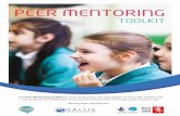 PEER MENTORING - Kent County Council · Peer mentoring is traditionally a one-to-one non-judgemental relationship in which an individual (mentor) voluntarily gives time to support