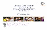 5555THTTHHTH JANUARY 2012mhrd.gov.in › sites › upload_files › mhrd › files › document... · MID DAY MEAL SCHEME CONFERENCE OF EDUCATION SECRETARIES NEW DELHI 5555THTTHHTH