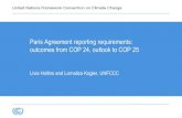 Paris Agreement reporting requirements: outcomes from COP 24, … · 2019-09-30 · Paris Agreement. 2015. Parties join PA . iNDC → NDC 2016. PA enters into force. 2016. Facilitative