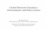 Global Demand Dynamics: Determinants and Policy … › wpcms › wp-content › uploads › ...OECD Oil Demand Dynamics Changes in U.S. real GDP and oil consumption, 1949-2006 •