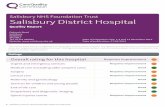 Salisbury District Hospital NewApproachFocused Report ... · LetterfromtheChiefInspectorofHospitals SalisburyNHSFoundationTrustprovidescaretoover240,000peopleacrossWiltshire,DorsetandHampshire.This